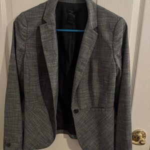 Gray lightweight blazer